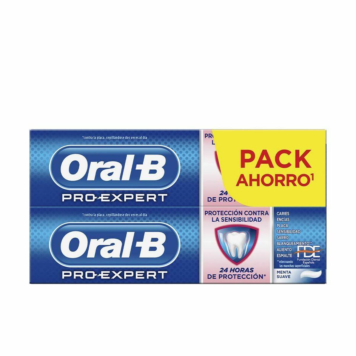 Følsom Og Tandblegning Tandpasta Oral B Expert Blanqueante Dentifrico Lote 75 Ml 2 X 75 Ml