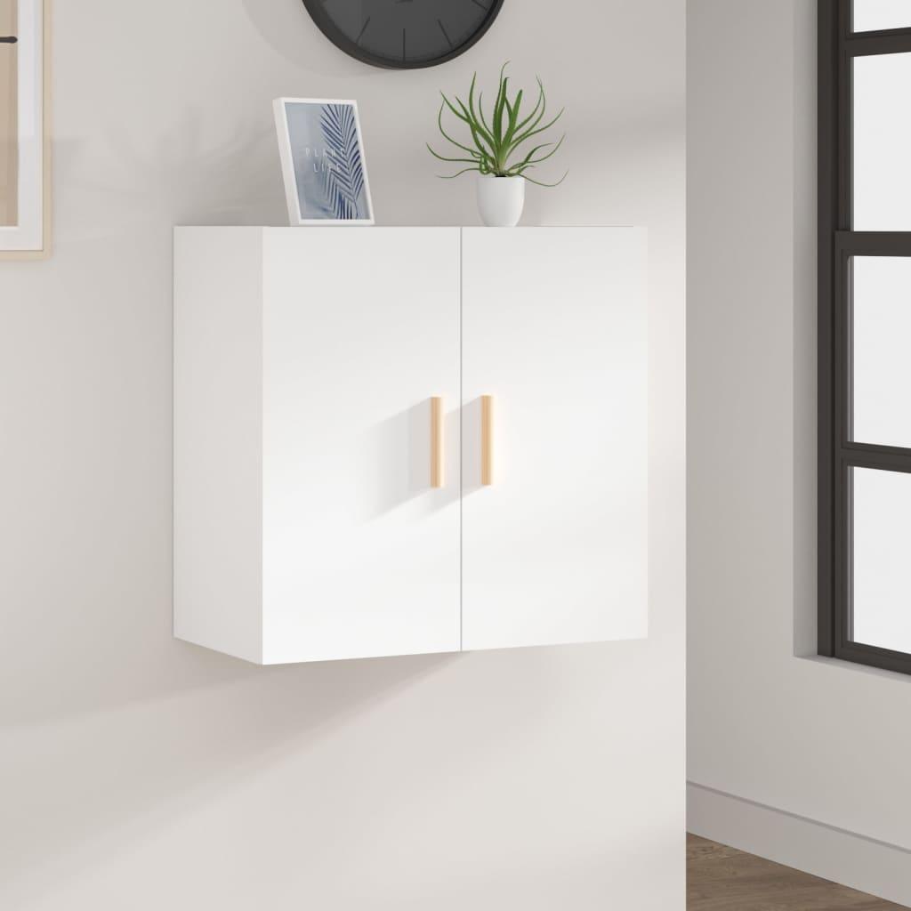 Vægskab 60x30x60 cm konstrueret træ hvid