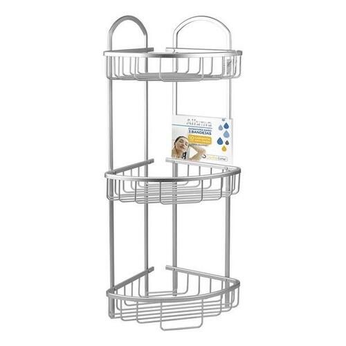 Badeværelse reol Confortime Alluma 3 Hylder Metal (23 X 23 x 67,5 cm)