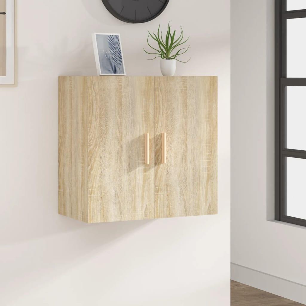 Vægskab 60x30x60 cm konstrueret træ sonoma-eg