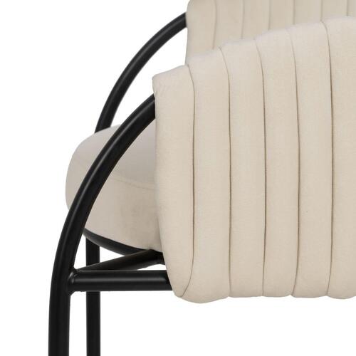 Stol Hvid Sort 60 x 49 x 70 cm