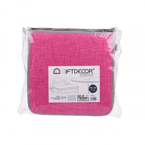 Stolpude sæt - pink, 38 × 38 cm (4 stk.)