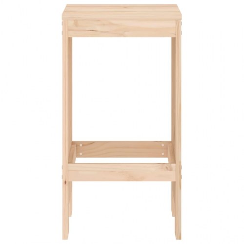 Barstole 2 stk. 40x36x75 cm massivt fyrretræ