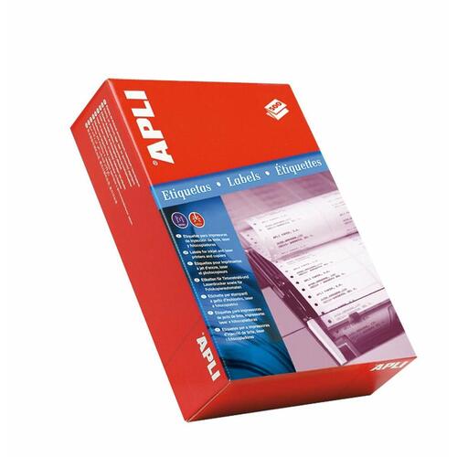 Printer labels Apli Hvid 500 Ark 101,6 x 48,7 mm