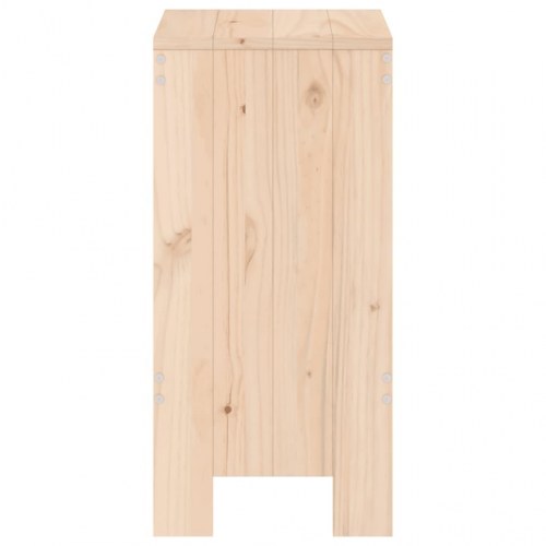 Barstole 2 stk. 40x36x75 cm massivt fyrretræ