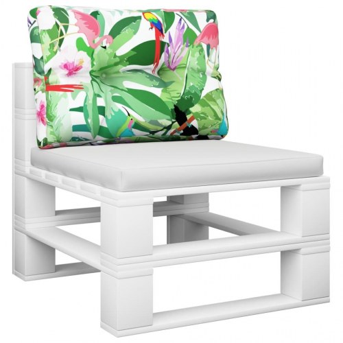 Pallehynde 50x40x12 cm stof flerfarvet