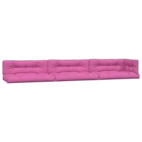 Pallehynder 7 stk. stof pink