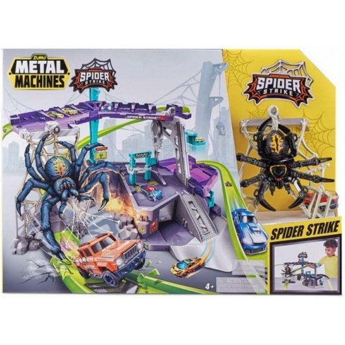 Bilbane Metal Machines Spider Strike - Væddeløbsbane med edderkop