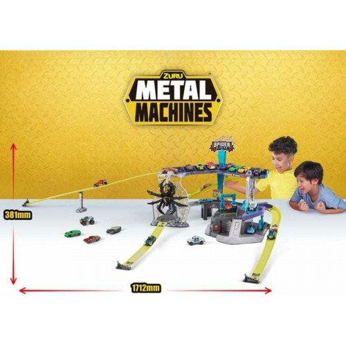Bilbane Metal Machines Spider Strike - Væddeløbsbane med edderkop