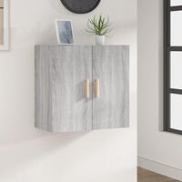 Vægskab 60x30x60 cm konstrueret træ grå sonoma-eg