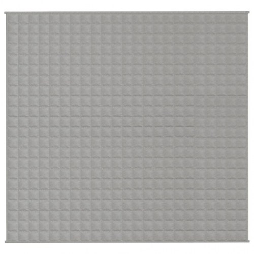 Tyngdetæppe i bomuld 220 × 230 cm - 15 kg, grå