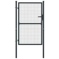 Havelåge i trådnet 100 x 175 cm galvaniseret stål grå