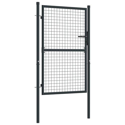 Havelåge i trådnet 100 x 175 cm galvaniseret stål grå