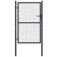 Havelåge i trådnet galvaniseret stål 100x200 cm grå