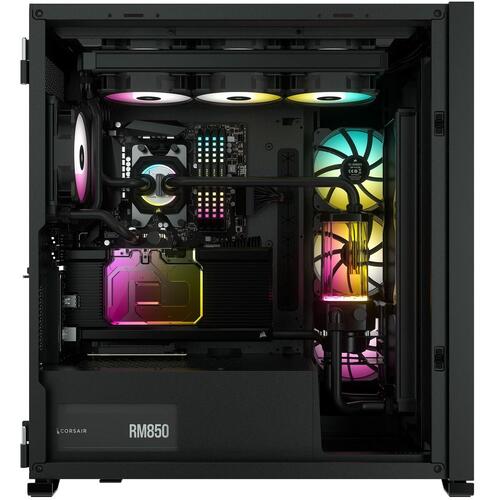 ATX Semi-tårn kasse Corsair iCUE 7000X RGB Sort