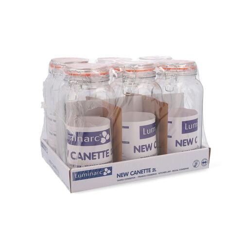 Glaskrus Quid New Canette Gennemsigtig Glas 2 L (Pack 6x)