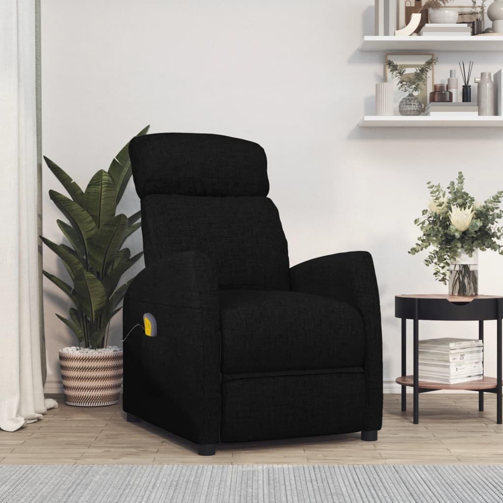 Massagestol stof sort