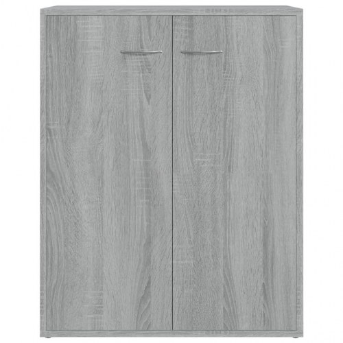 Skænk 60×30×75 cm - konstrueret træ i grå sonoma-eg