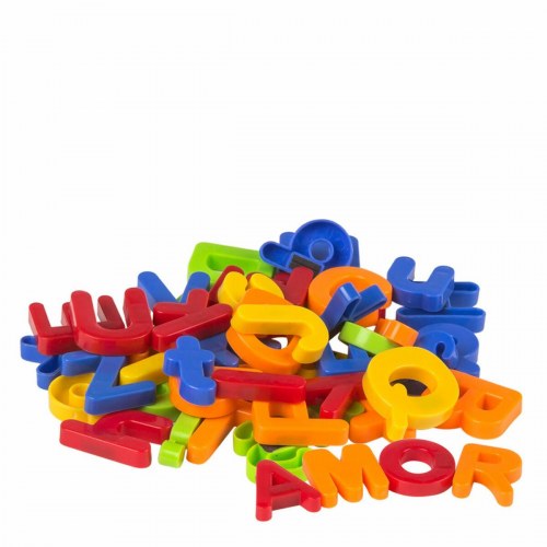 Magnetiske bogstaver og tal - 2 × 3 × 0,5 cm (12 enheder)
