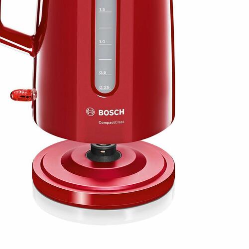 Kedel BOSCH TWK3A014 Rød Ja Rustfrit stål Plastik Plastik/Rustfrit stål 2400 W 1,7 L
