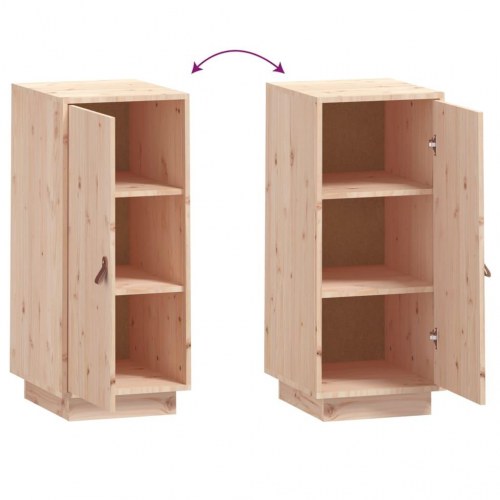 Skænk 34x40x75 cm massivt fyrretræ