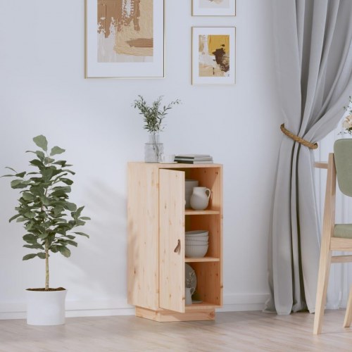 Skænk 34x40x75 cm massivt fyrretræ