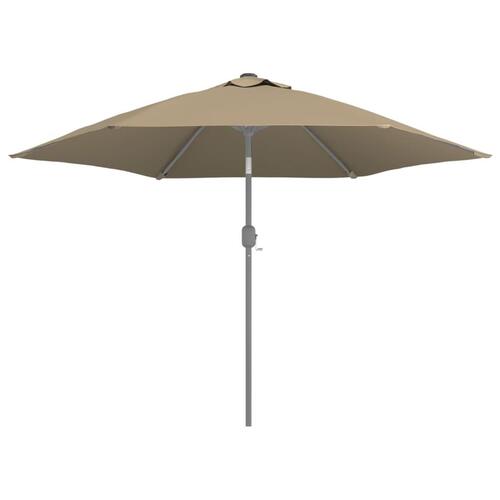 Udskiftningsdug til parasol 300 cm gråbrun