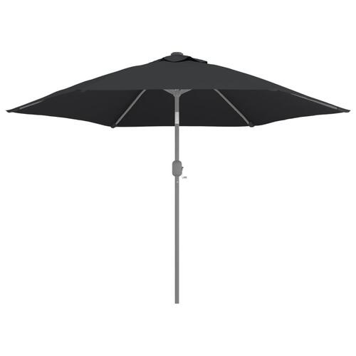 Udskiftningsdug til parasol 300 cm sort