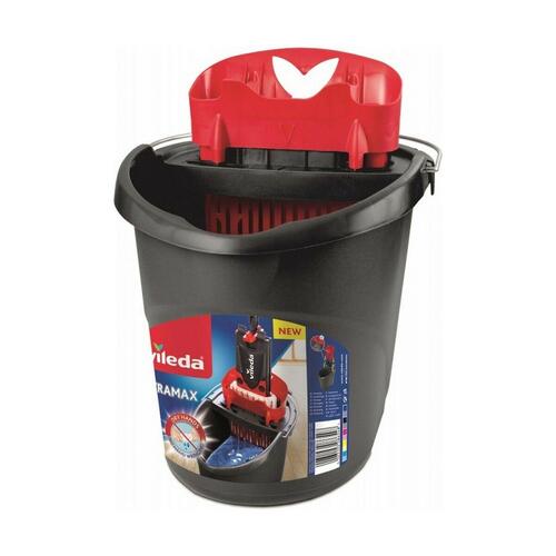 Gulvmoppe med dobbeltvirkende spand Vileda Ultramax Mop Set Sort