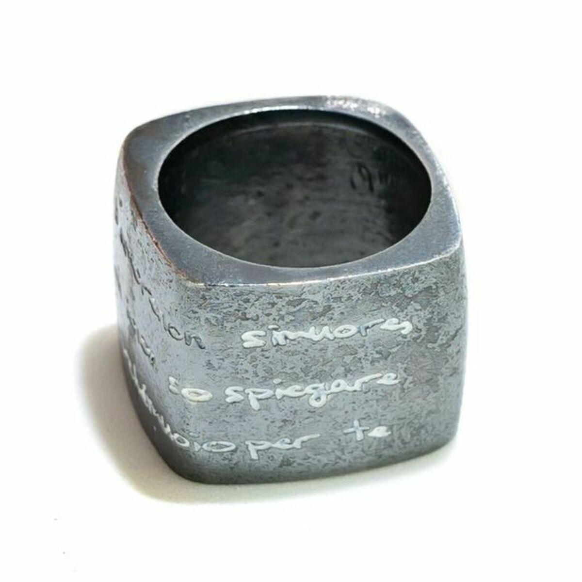 Demaria ring til kvinder DM6TA052-N14, stål, grå, str. 14