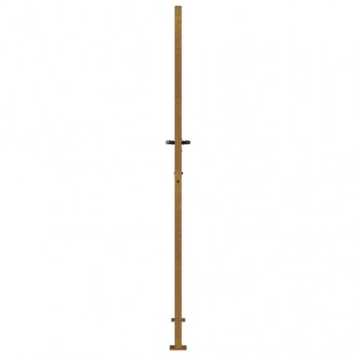 Havelåge 100×175 cm i cortenstål - trædesign, laserskåret
