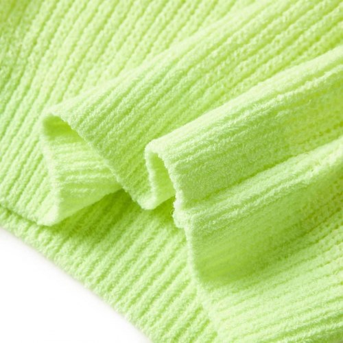 Sweater til børn str. 140 - neongul