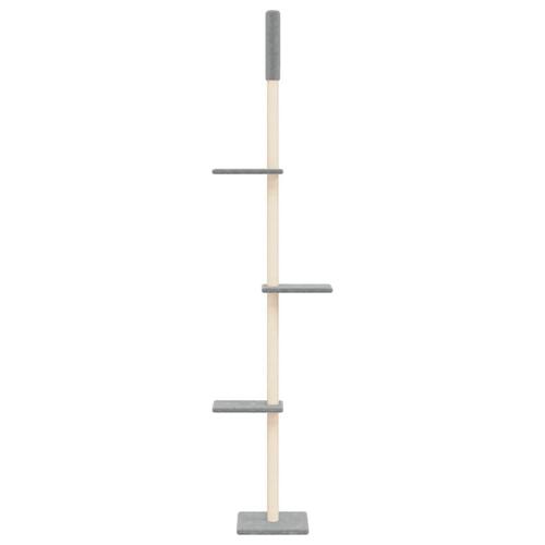 Kradsetræ fra gulv til loft 267,5-297,5 cm lysegrå