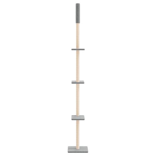 Kradsetræ fra gulv til loft 267,5-297,5 cm lysegrå