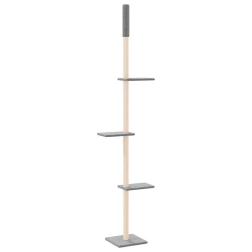Kradsetræ fra gulv til loft 267,5-297,5 cm lysegrå