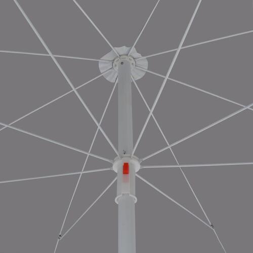 Strandparasol 300 cm antracitgrå