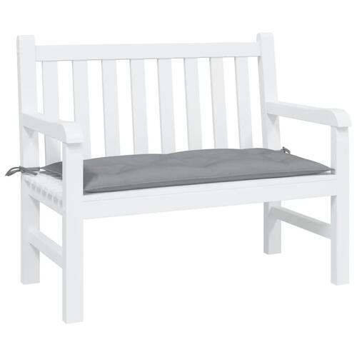 Hynde til havebænk 110x50x7 cm oxfordstof grå