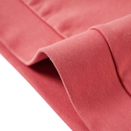 Sweatshirt til børn str. 92 - gammelrosa med pailletter