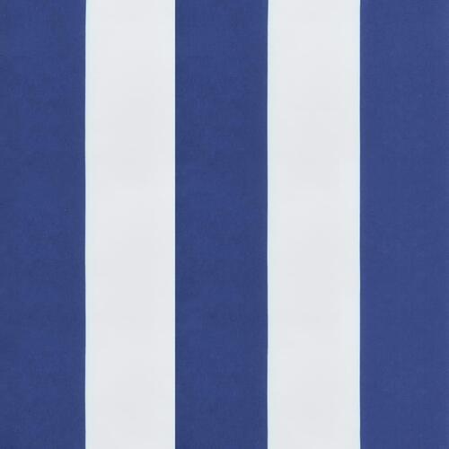 Pyntepuder 4 stk. 50x50 cm stof striber blå og hvid