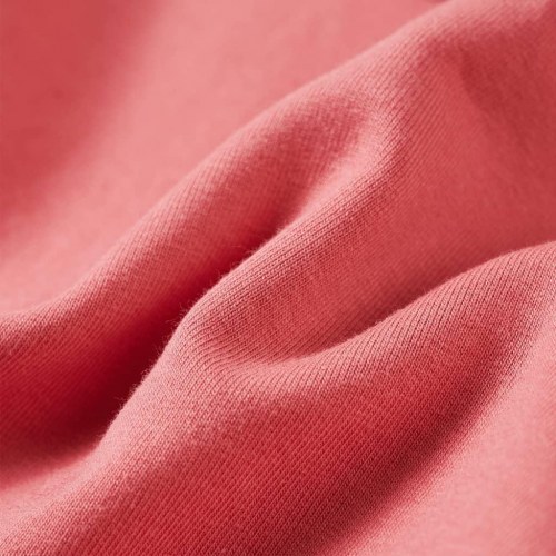 Sweatshirt til børn str. 116 - gammelrosa med paillet-giraf