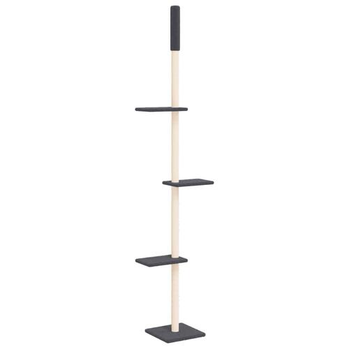 Kradsetræ fra gulv til loft 267,5-297,5 cm mørkegrå