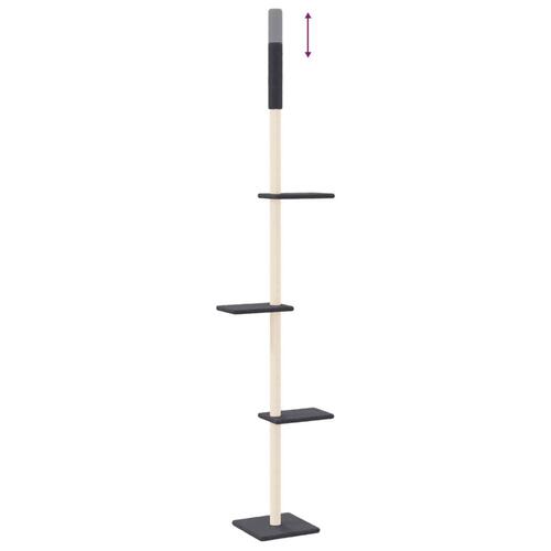 Kradsetræ fra gulv til loft 267,5-297,5 cm mørkegrå