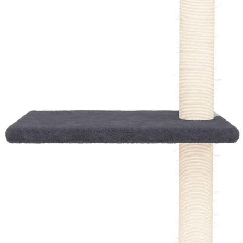 Kradsetræ fra gulv til loft 267,5-297,5 cm mørkegrå