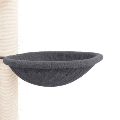 Kradsetræ fra gulv til loft 258,5-284,5 cm mørkegrå