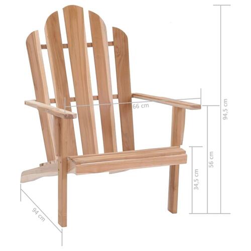 Adirondack-stol teaktræ