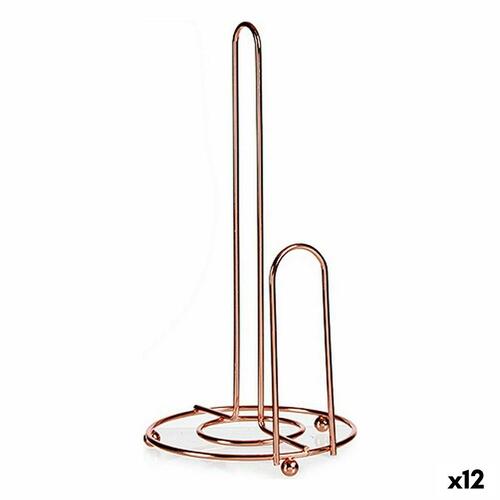 Køkkenrulleholder Kobber Stål 15,5 x 32 x 16 cm (12 enheder)