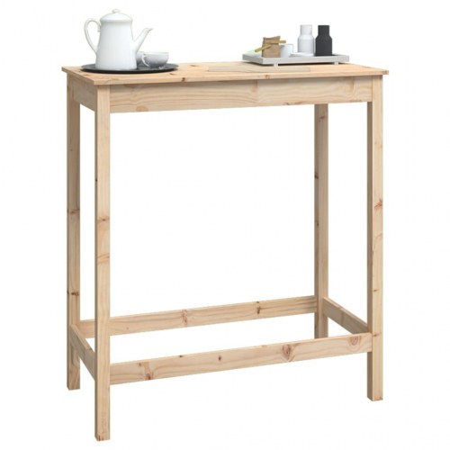 Barbord 100x50x110 cm massivt fyrretræ