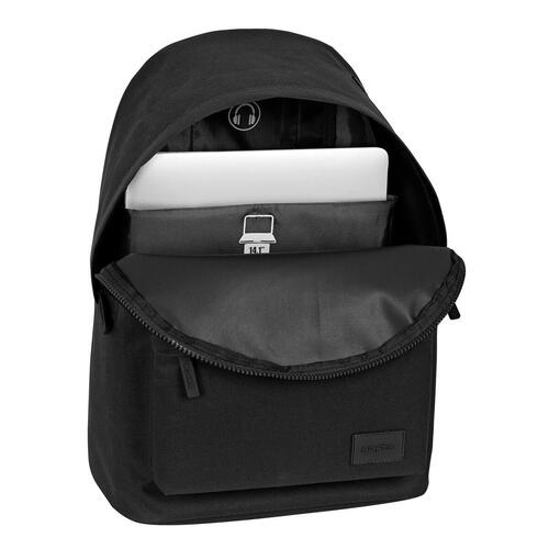 Safta skoletaske/laptop-rygsæk 31 × 41 × 16 cm - sort