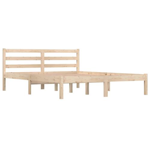 Sengeramme 140x190 cm massivt fyrretræ