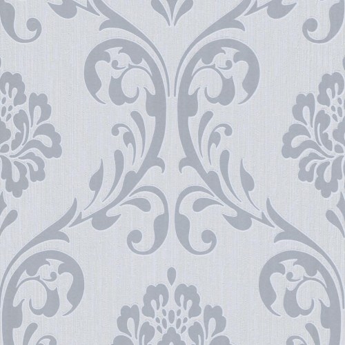 Tapetruller uvævet 4 stk. ornament 0,53x10 m hvid